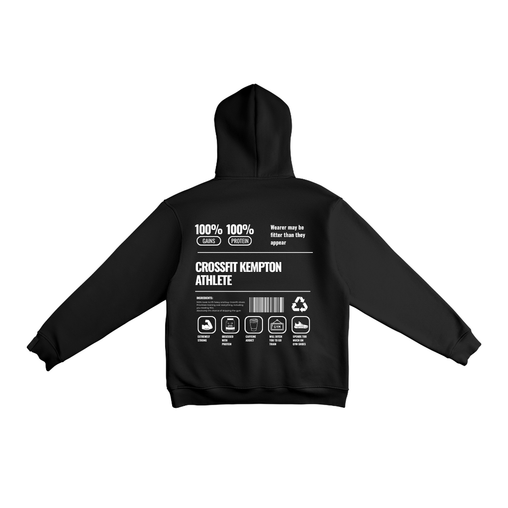 CrossFit Kempton Checkered Hoodie (front and back print)